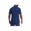 Adidas Logo Outdoor Casual Sports Short Sleeve Polo Shirt Men Polo Shirts Navy-Blue IT2028