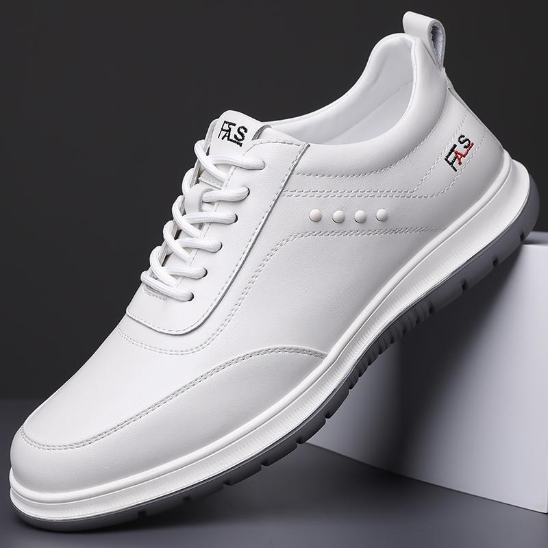 

Fashion Sneakers Mens Dress Shoes Retro Male Leather Business Male Baroque Footwear Casual Outdoor Mens Oxford Footwear 44 белый