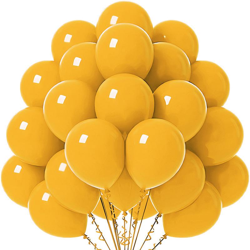 Einfarbiges 10-Zoll-Matte-Latexballon-Set für Kindergeburtstagsdekoration