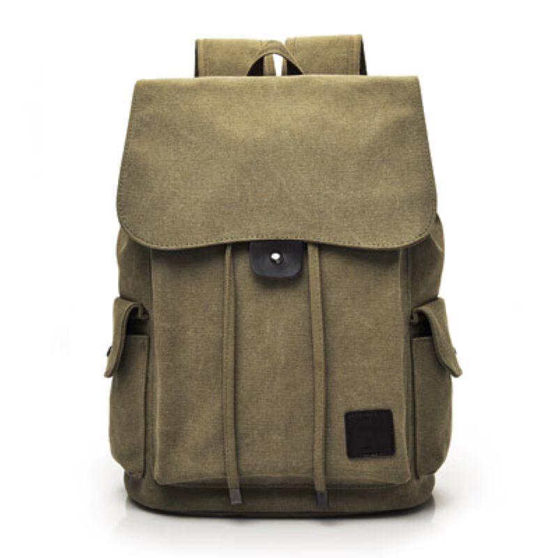 Li Shen Casual Canvas Student Backpack