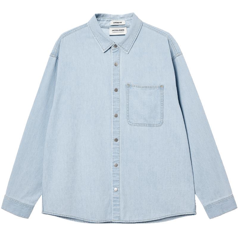 JACK&JONES Men s Loose Fit Denim Shirt L