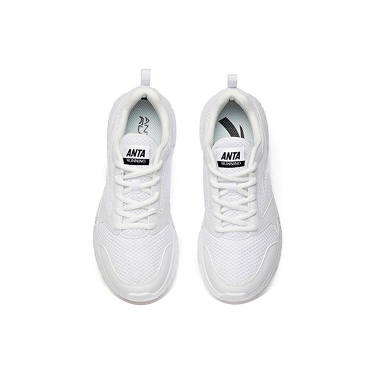 Anta Casual Mesh, Textile Cushioning Slip Resistant Abrasion Resistant Breathable Low top Running Shoes Women's White 922035526R-5