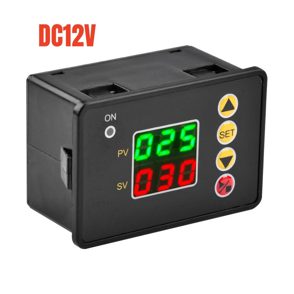 

0-999s/min/hour DC 12V 24V AC 110V 220V Digital Time Delay Switch Relay T2310 Open Timer Control Module Power Supply DC12V