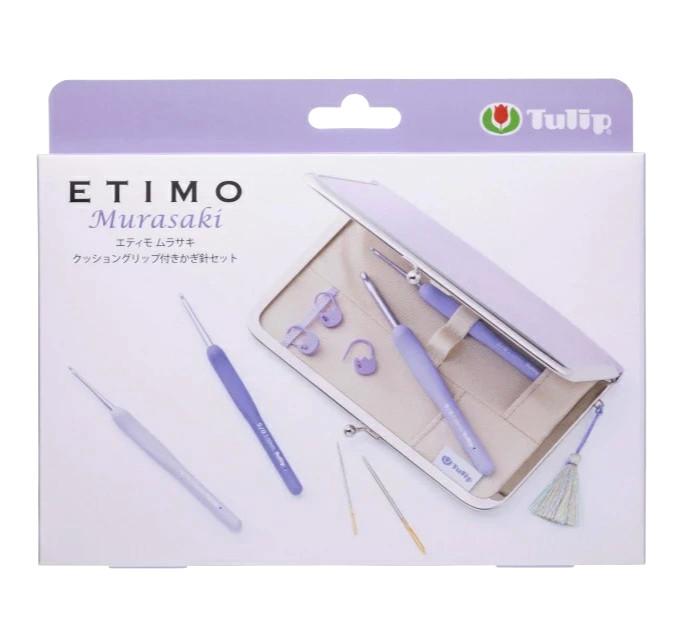 Tulip Etimo Murasaki Crochet Hook Set Cushion Grip TEM-001 Japan