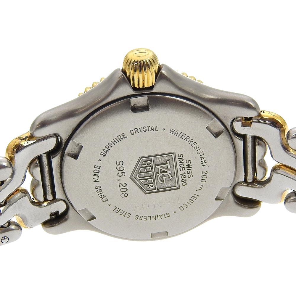 Tag Heuer Professional Watches S95 208 Combination grayDial Stainless Steel Quartz Analog Display Women Used