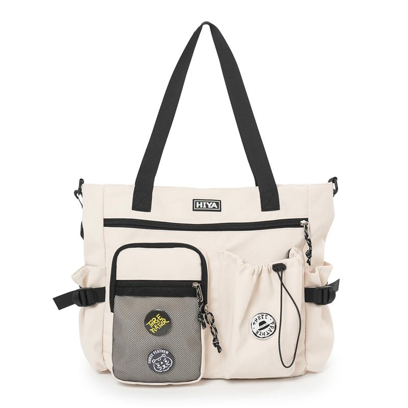 Student Large Capacity Tote Bag Unisex Shoulder Bag