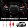 Decoration Steering Wheel Shift Paddles For Kia Sorento MQ4 -2025 Steering Wheel Shift Paddle Extender Silver Red Styling