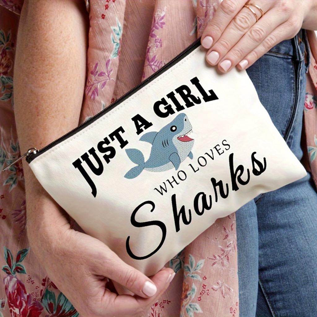 Simple Letter Funny Pattern Makeup Bag Women Handhold Bag Travel Cosmetic Storage Bag Toiletry Case Perfect Gifts For Women Girls
