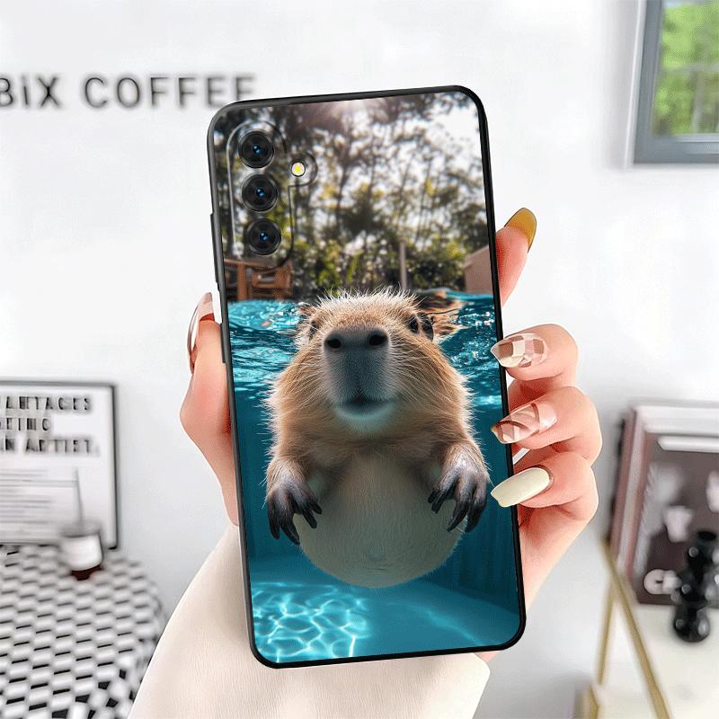 Animal Capybara Cute Soft Phone Case for Samsung A17 A37 A57 A16 A26 A36 A56 A15 A25 A35 A55 A14 A24 A34 A54 A13 A23 A33 A53 A52