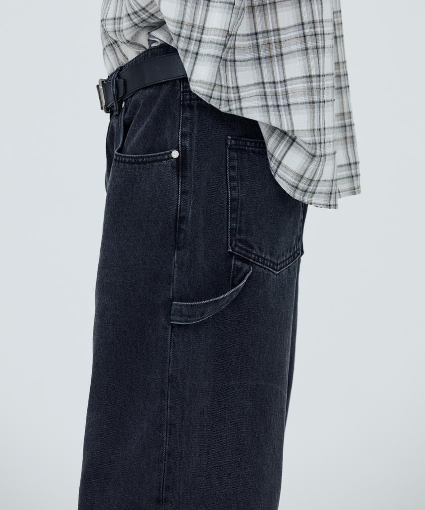 Modenaleudeo Flow Carpenter Wide Denim (Black)