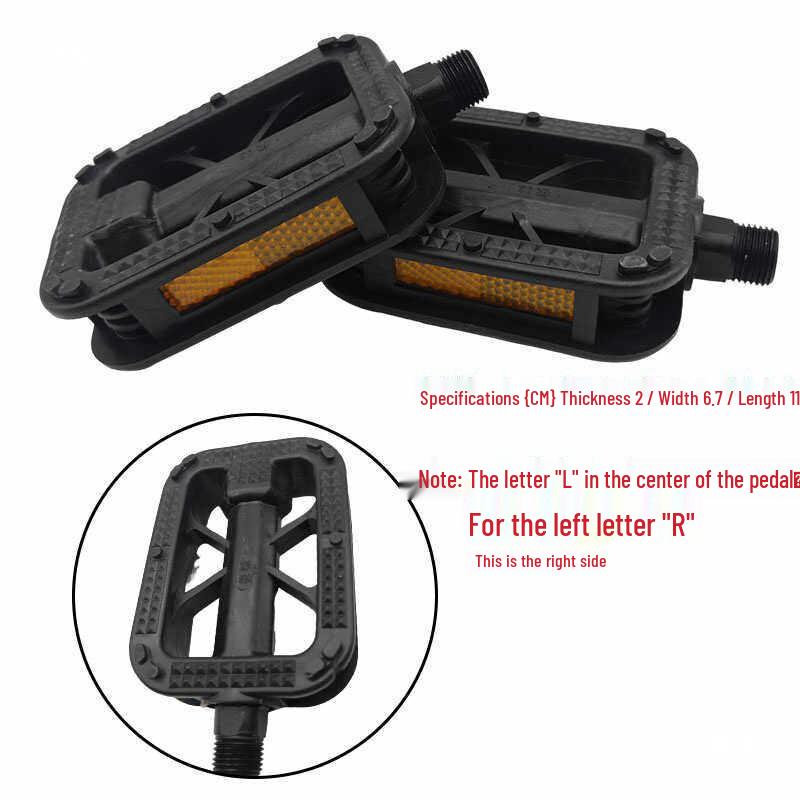 Non-Slip Plastic Mountain Bike Pedals with British-Made Aluminum Alloy and Ball Bearings