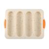 New 4-slot Open Silicone Bread Mold Non-Stick Bread Silicone Mould French Baguette Mold Baking Pans For Kitchen Baking Tool
