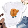 Cartoons Graphic Print Women T-Shirts Casual Funny T Shirt For Lady Girl Top Tee Hipster 5 Colors Women's Clothing