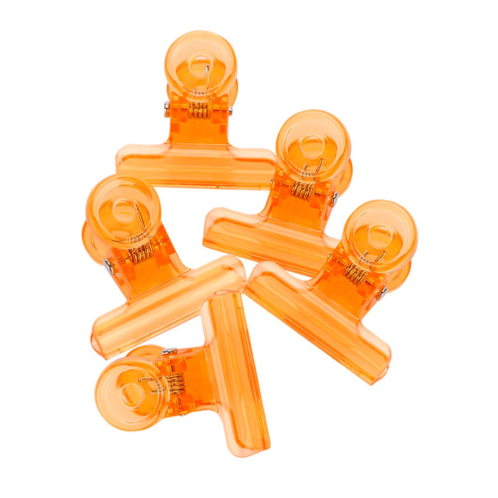 5pcs 4 Colors C Curve Nail Extension Clips Multifunctional Plastic Nail Art Accessories