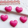 Miniature Heart Shape Pendant DIY Eco-Friendly Hand-painted Phone Case New Design 3D Resin Flat Back Charms for Phone Case Decor