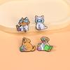 Original Small Animal Chemist Styling Brooch Cartoon Cute Cat Puppy Fixed Clothes Accessories Metal Badge