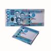 Men's Creative Wallet: Currency Print Canvas Card Holder, Customizable Designs Available