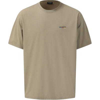 SALOMON T Shirts Unisex Khaki Crew Neck LD0044100