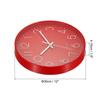 Uxcell 12 Inch Round Wall Clock Battery Operated Silent Non-Ticking Wall Clocks for Kitchen Office Bedroom Decorative Featuring