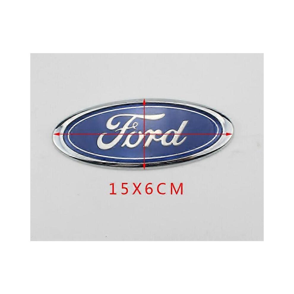 Blaues 9 3-Pin Ford Oval Kühlergrill-Abzeichen Emblem für Transit Mk6 Mk7 2006 - 2014 weniger
