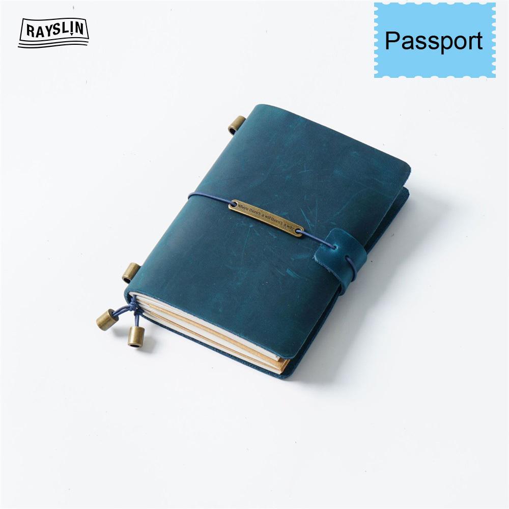 7 Farben 4 Größen Reisetagebuch Echtes Leder Cover Handgefertigtes Notizbuch DIY A5 Tagebuch Büro Schule Notizbuch Kostenlose Namensprägung
