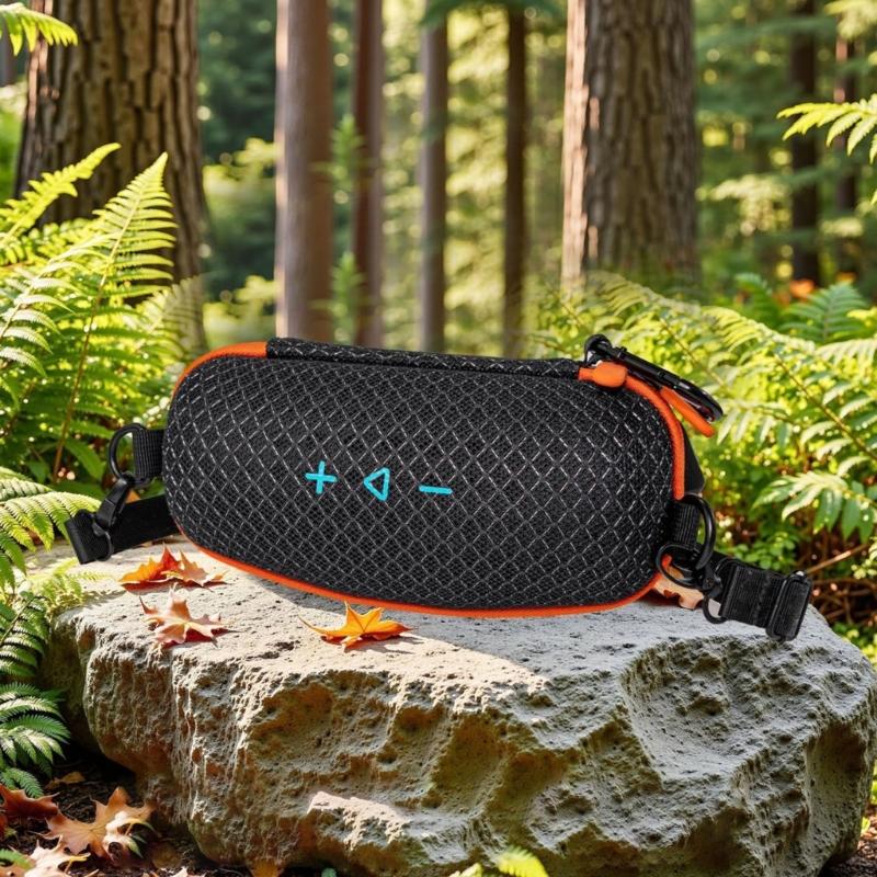 Přenosný EVA kryt pro Bluetooth reproduktory Flip 7 s dvojitými zipy, přístup, venkovní dobrodružství, přepravní taška