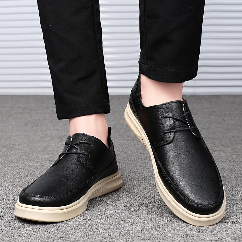 Fashion Spring Autumn Hot Selling Men's Oxford Shoes British Men's Shoes Trendy Elegant White Men's Business Casual Shoes Lace Anti Slip
