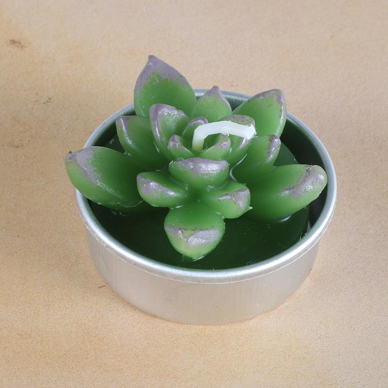 New simulation succulent plant candles, rose candles, 44 product combinations, and special-shaped paraffin candles