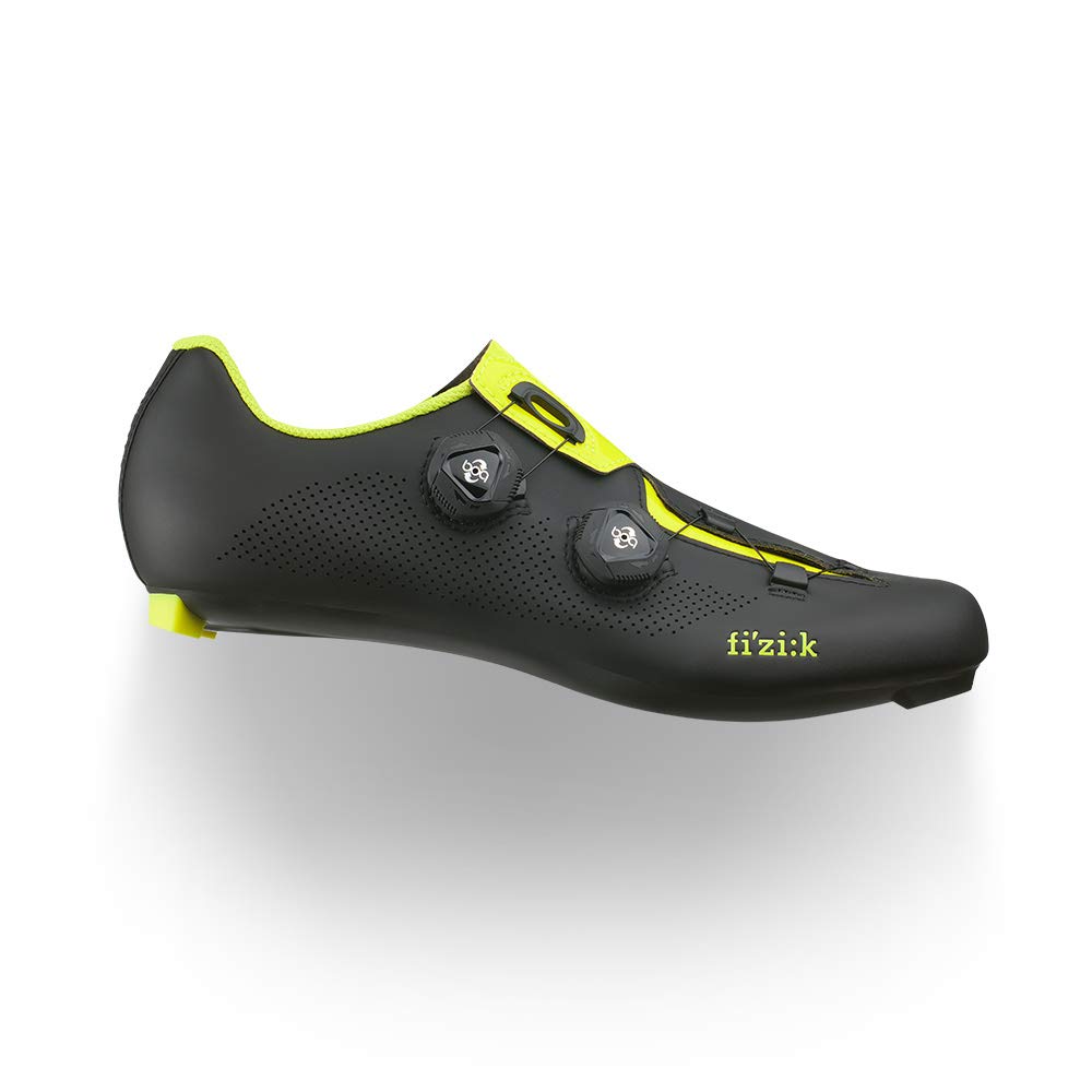 Fizik R3B ARIA BOA Shoes, Black/Yellow, Size 39.0