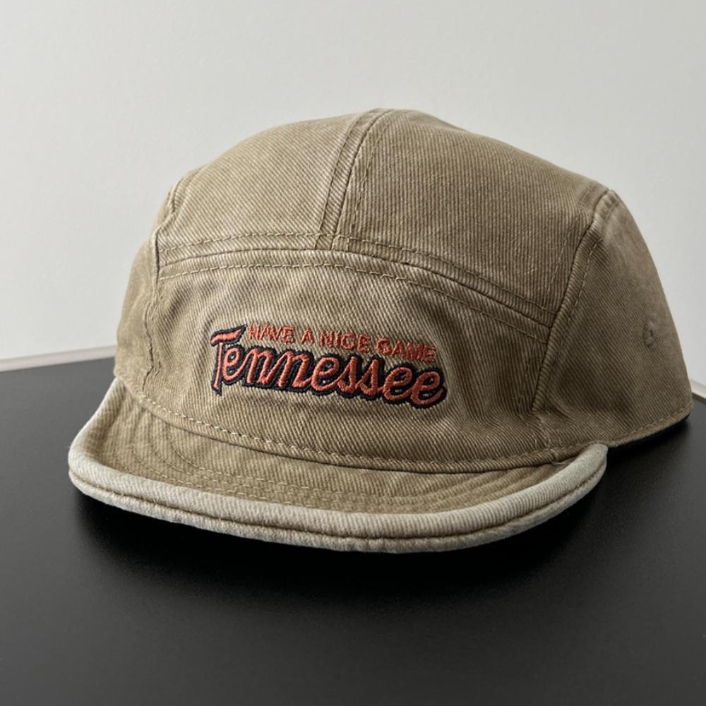 American Vintage Short Brim Baseball Cap Washed Soft Top Amekaji Trucker Hat Unisex Casual Daily Wear