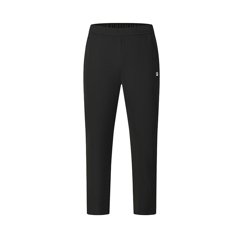 FILA Fleece Lined Classic Simple Casual Training Comfortable Versatile Knitted Sports Pants Men bottoms Deep-Black A11M611607FBK