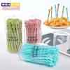 Mini tenedor de fruta de granja de animales de dibujos animados para niños, palillos de fruta, tenedor para refrigerio, pastel, accesorios para bento, postre, comida