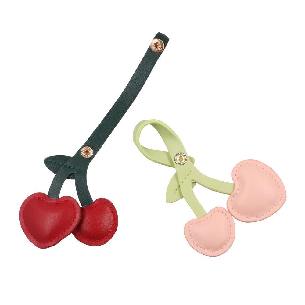 Keychain Cherry Key Chain Decoration Peach Heart Bag Pendant Cherry Pendant Decorations Crafts