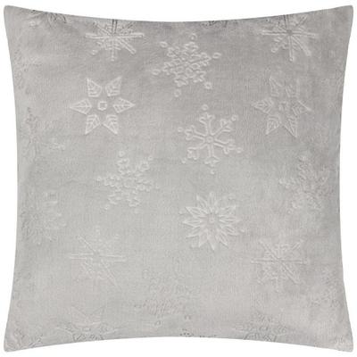 Faux Fur Snowflake Cushion Cover