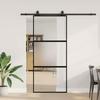 VidaXL Sliding Door with Black Hardware Kit 90x205 Cm, Sliding Door On Rail, Interior Sliding Door, 3375878