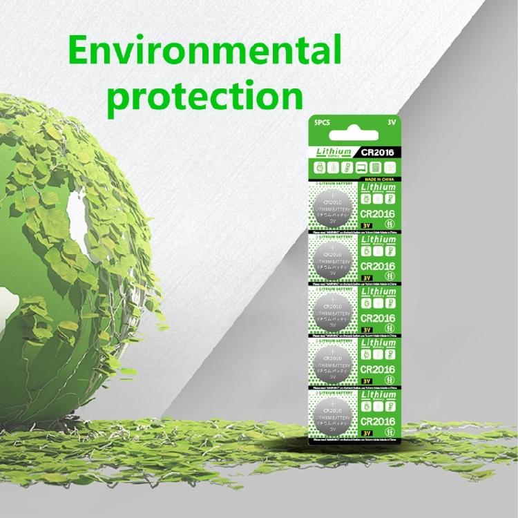 10Pcs CR2016 3V Button Batteries for Automotive Key, and Electronic Notebook, Secure and Efficient DL2016/ECR2016