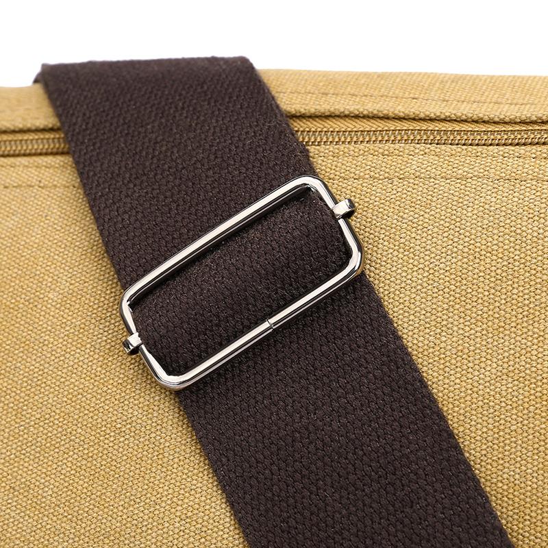 Geantă Messenger Nouă pentru Bărbați Capacitate Mare Retro Pânză Ciclism pe Distanțe Scurte Navetă Portabilă Geantă de Umăr