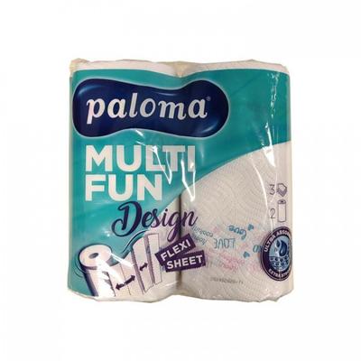 Paloma Multi Fun Design 3-ply Kitchen Roll 2pk