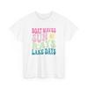 Boat Waves Sun Rays Lake Days Shirt | Sunshine Relax T-Shirt | Perfect Beach