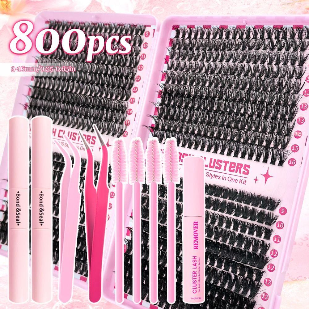 Natural Look 3D Faux Mink Lash Bond and Seal DIY Lash Extension Kit  Makeup Enhancement