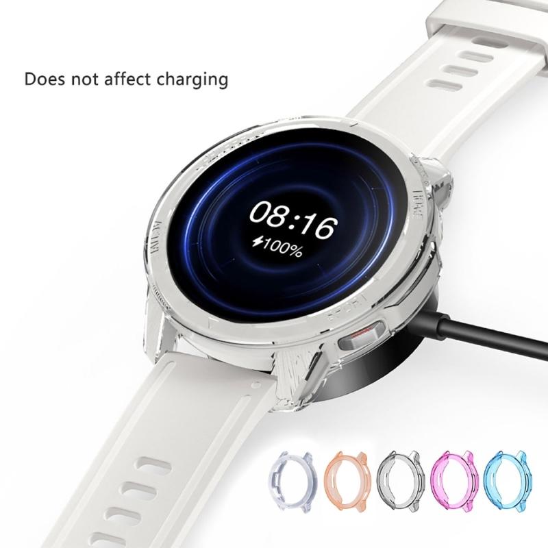 Screen Protector for Case for XiaoMi Mi Watch S1 Active Cover Scratched Resistant Protective Cover Bumper for Shell