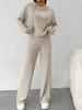 Fashion Casual Hooded Sweatshirt Loose Pants Two-piece Set For Women