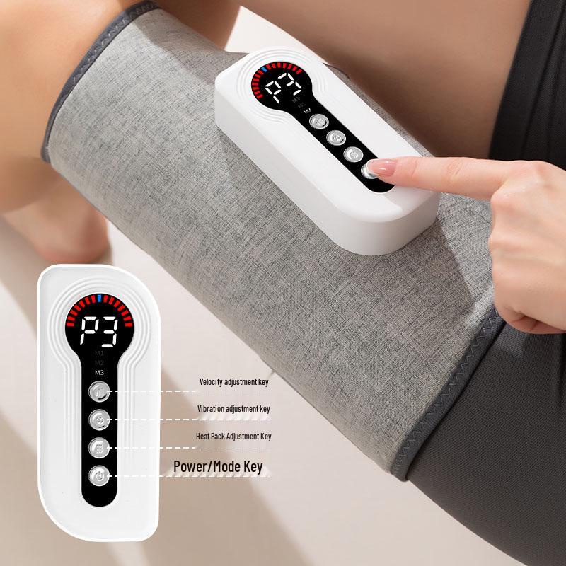 High-Power Electric Leg Massager with Airbag Knee Pads and Extended Battery Life