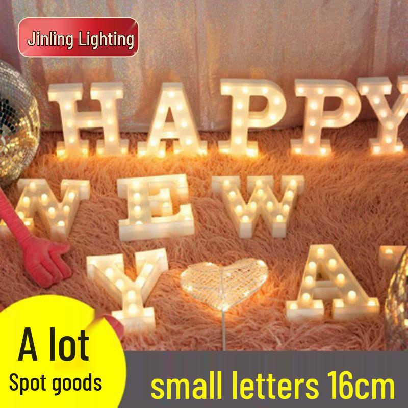 LED Love Letter & Number Lights for Valentine's Proposal Decor