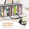 DVD Organizer Bag Non Woven Fabric Material Large Capacity Comic Book Storage for Bedroom Living Room Gift Use