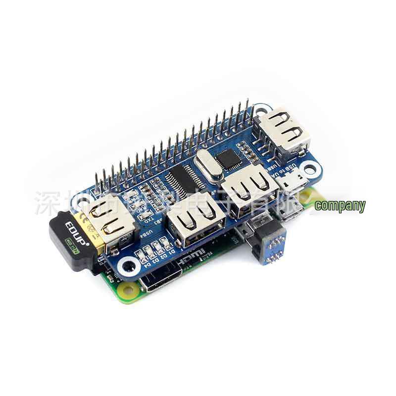 Raspberry Pi USB-Erweiterungshub mit seriellem Portzugriff für 3B/4B-Modelle