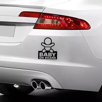 Baby On Board Sticker Boy Girl Kid Sign Car Window Windshield Truck Door Vinyl Decals Drive Safe Graphics Decor Accessories
