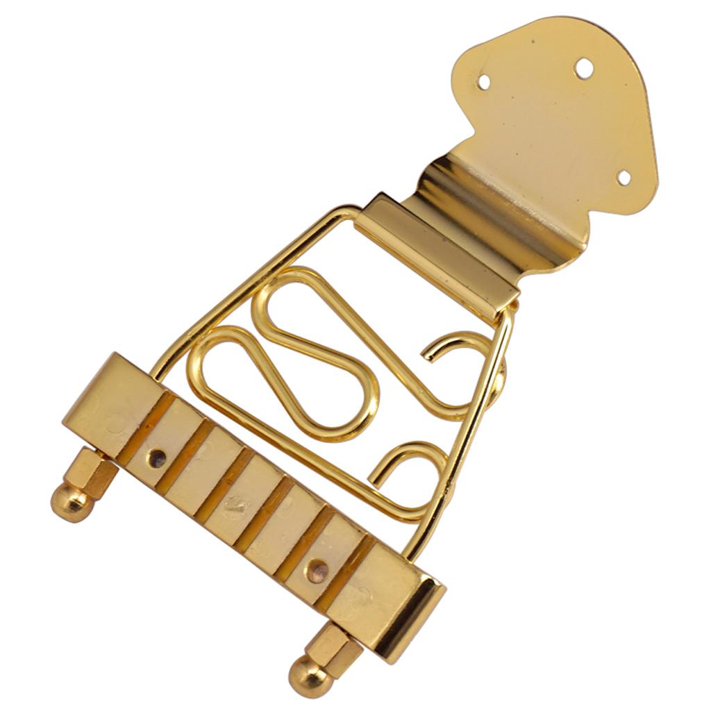 Tooyful Trapeze Tailpiece Deluxe for 6-String Hollow Semi Hollow Archtop Jazz Guitar