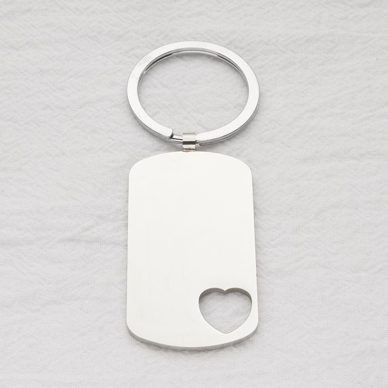 Meise Accessories Heart-shaped Hollow Stainless Steel Keychain
