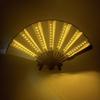LED Luminous Lace Rose Folding Dance Fan - Chinese Style Wedding Accessory